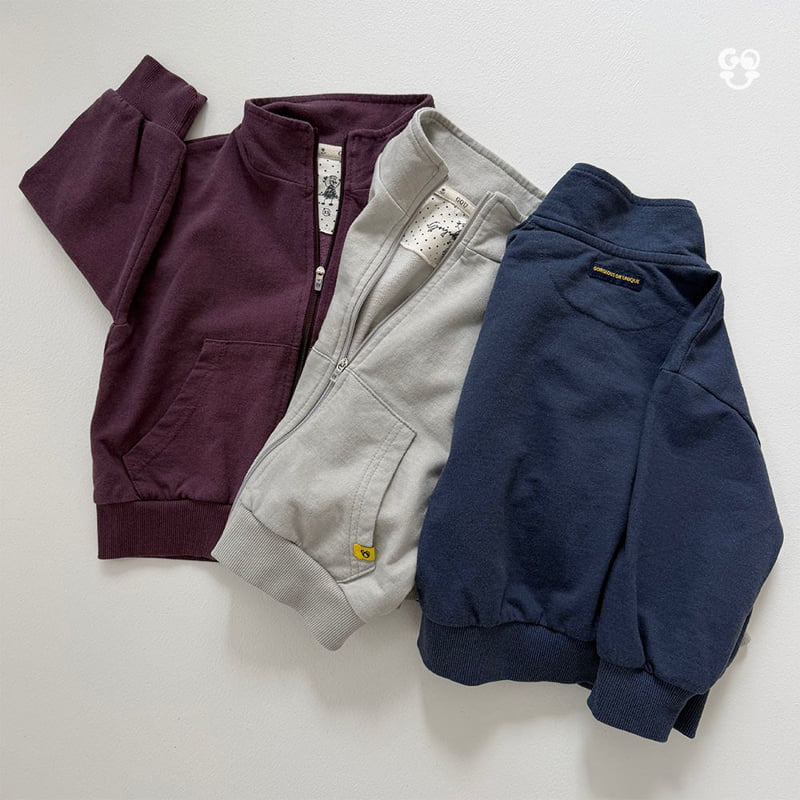 go;u - Korean Children Fashion - #kidzfashiontrend - Everywhere Zip-Up