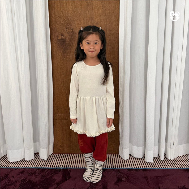 go;u - Korean Children Fashion - #kidzfashiontrend - Wave Dress - 7