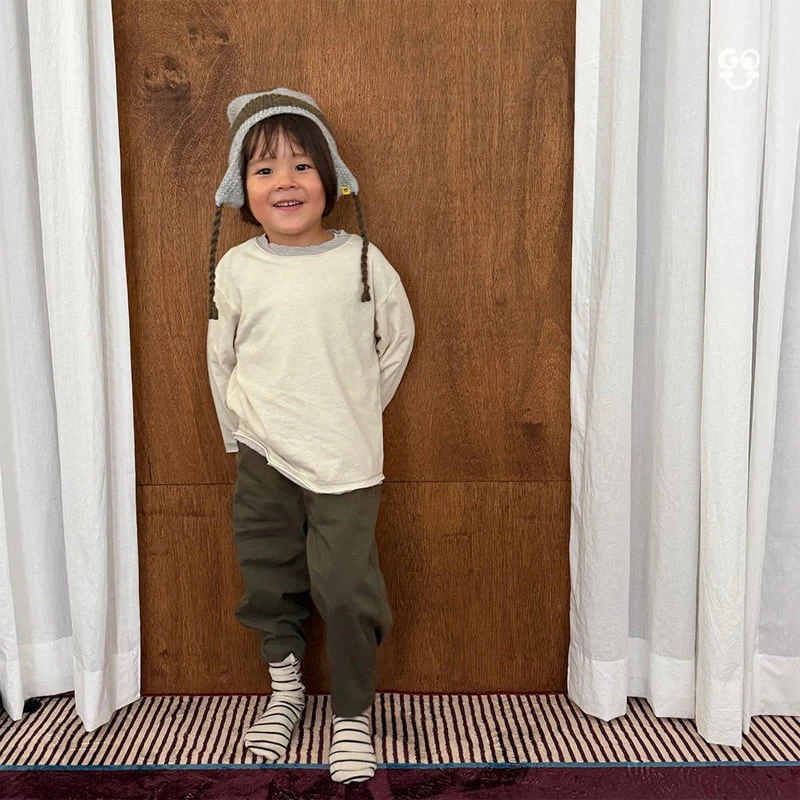 go;u - Korean Children Fashion - #kidzfashiontrend - Snap Button Pants - 3
