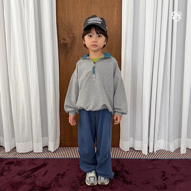 go;u - Korean Children Fashion - #littlefashionista - Point Zip-up Top - 3