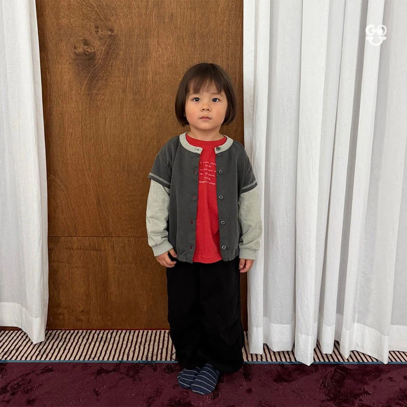 go;u - Korean Children Fashion - #littlefashionista - Two Cardigan - 7