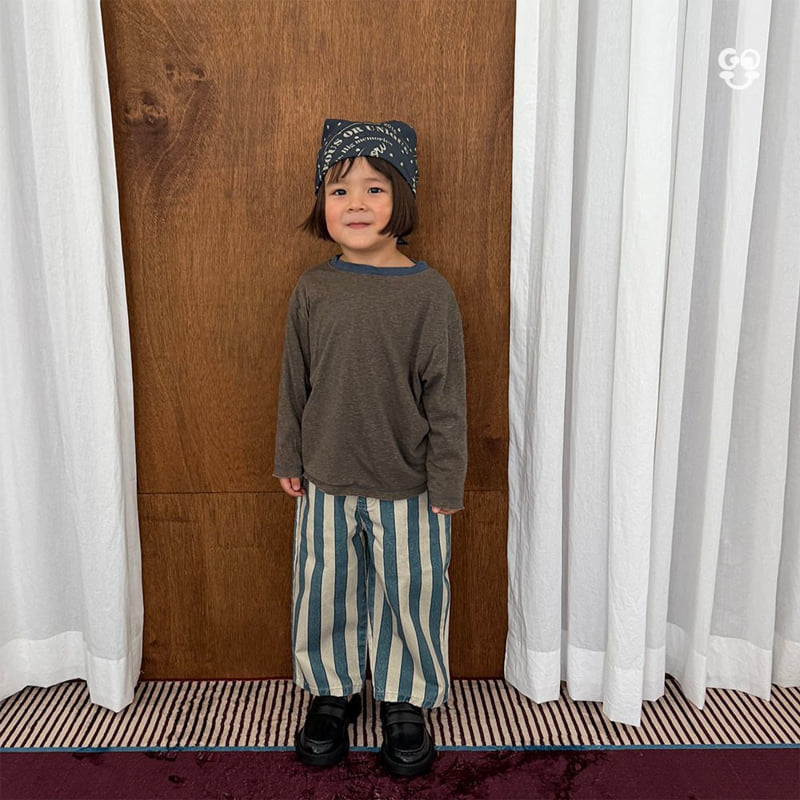 go;u - Korean Children Fashion - #littlefashionista - Cool Stripe Pants - 9