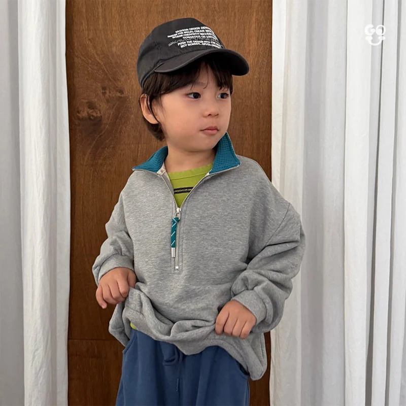 go;u - Korean Children Fashion - #littlefashionista - Point Zip-up Top - 4