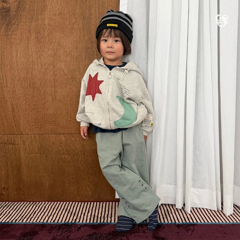 go;u - Korean Children Fashion - #magicofchildhood - Sun Moon Zip-Up - 3