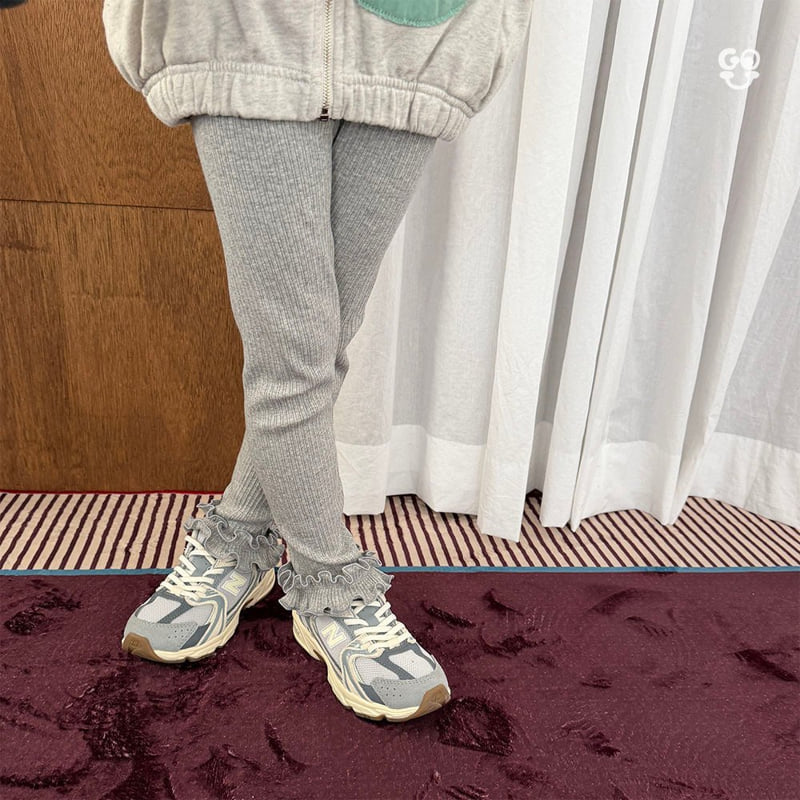go;u - Korean Children Fashion - #minifashionista - Wave Leggings - 10