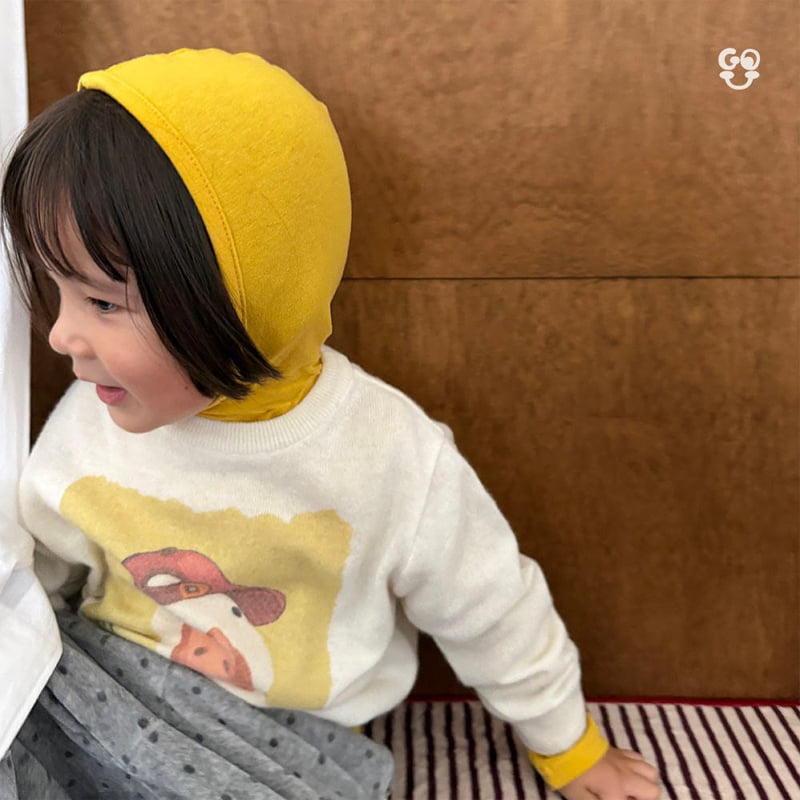 go;u - Korean Children Fashion - #prettylittlegirls - Hooded Turtleneck Tee - 3