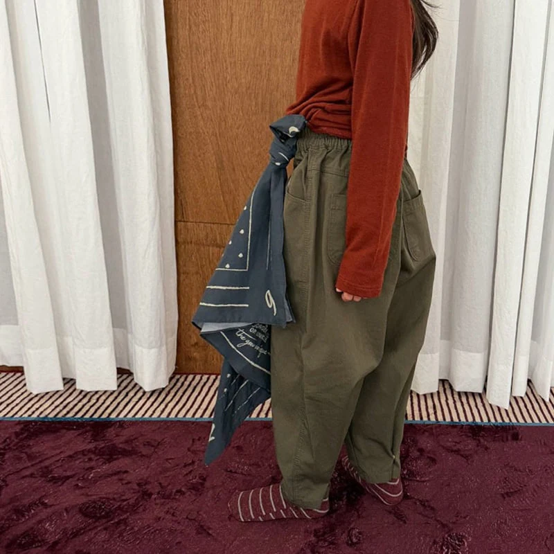 go;u - Korean Children Fashion - #prettylittlegirls - Snap Button Pants - 8