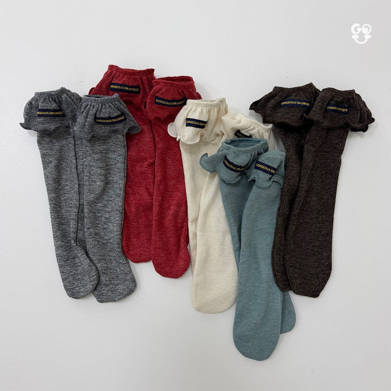 go;u - Korean Children Fashion - #stylishchildhood - Flare Knee Socks