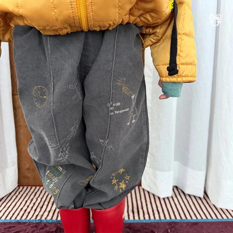 go;u - Korean Children Fashion - #stylishchildhood - Paint Diary Pants - 9