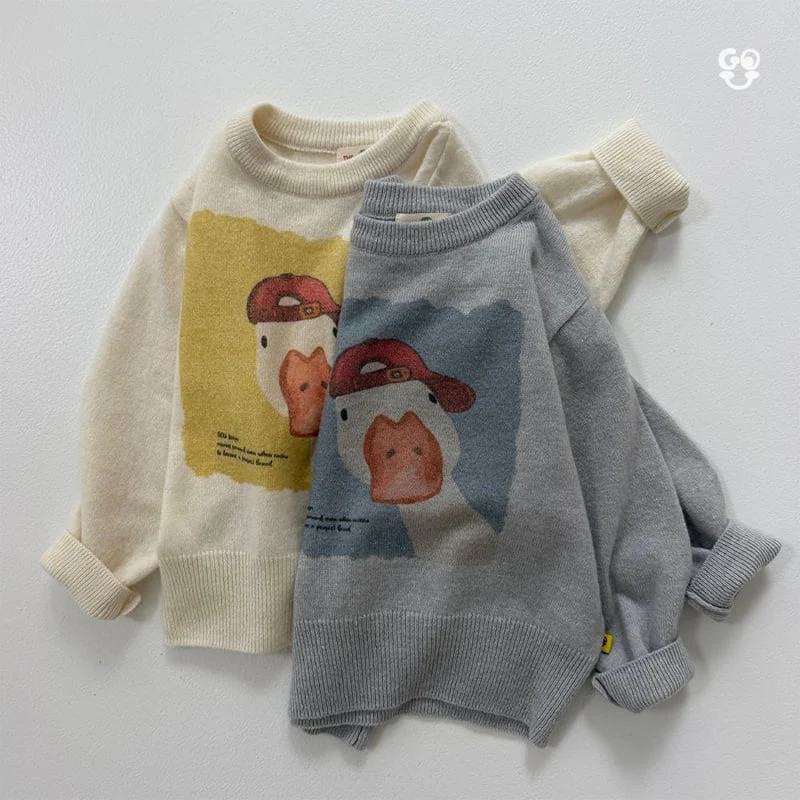 go;u - Korean Children Fashion - #todddlerfashion - Duck Knit