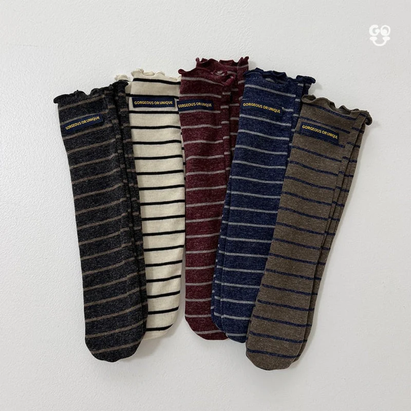 go;u - Korean Children Fashion - #toddlerclothing - Stretchy Knee Socks