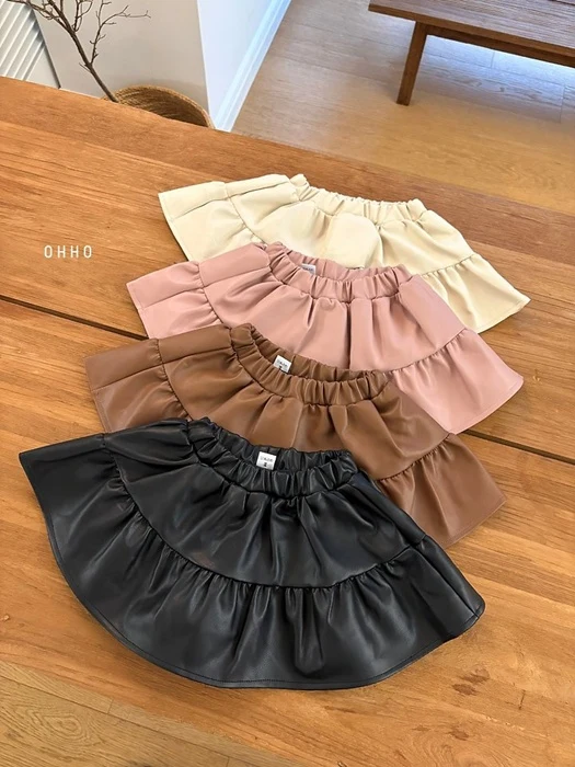 Leather Shirring Skirt by Ohho for Child - catalog view