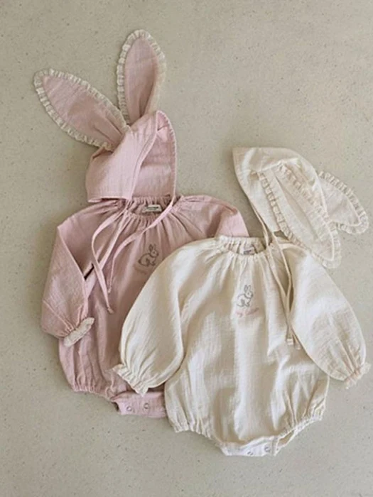 Lovely Rabbit Suit (Bonnet Set) by Choucream for Baby - catalog view