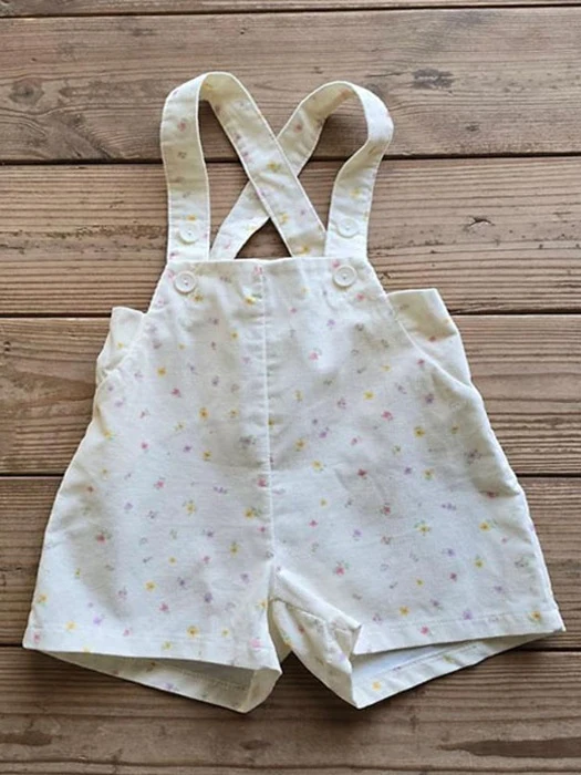 Mini Flower Overalls Mini Flower Overalls by Choucream for Baby - catalog view