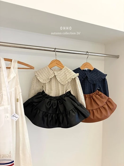 Sarah Frill Blouse Sarah Frill Blouse by Ohho for Child - catalog view