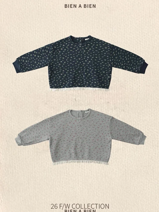 Elbon Lace Sweatshirt Elbon Lace Sweatshirt by Bien a Bien for Child - catalog view
