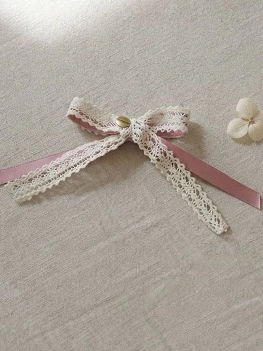 Milla Double Ribbon Hair Pin Milla Double Ribbon Hair Pin by Haru for Child - catalog view