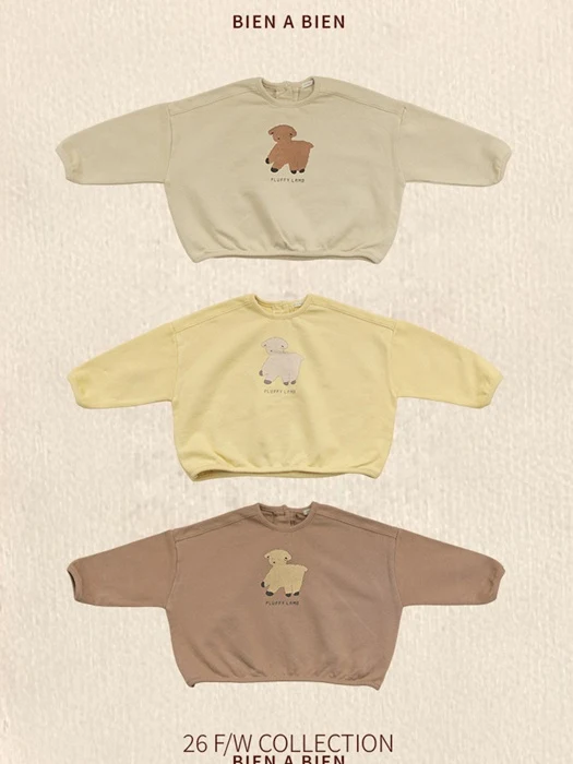 Lamb Sweatshirt Lamb Sweatshirt by Bien a Bien for Child - catalog view