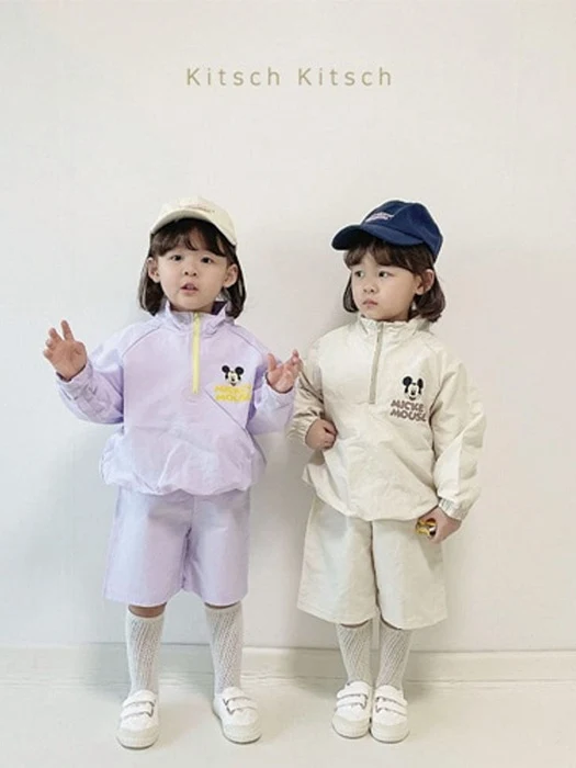 MM Let’s Go Anorak 3-Piece Top & Bottom Set MM Let's Go Anorak 3-Piece Top & Bottom Set by Kitsch Kitsch for Baby - catalog view