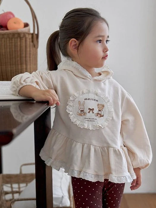 Toto Hooded Shirt Toto Hooded Shirt by Marron for Baby - catalog view