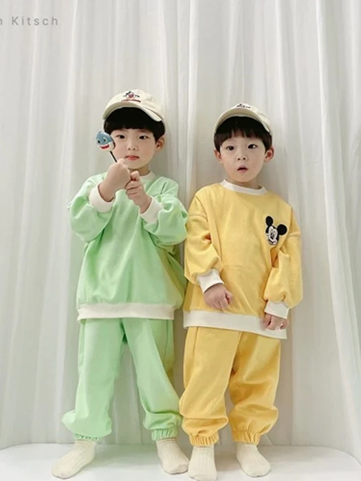 Cute MM Traffic Light 3-Piece Top & Bottom Set Cute MM Traffic Light 3-Piece Top & Bottom Set by Kitsch Kitsch for Baby - catalog view
