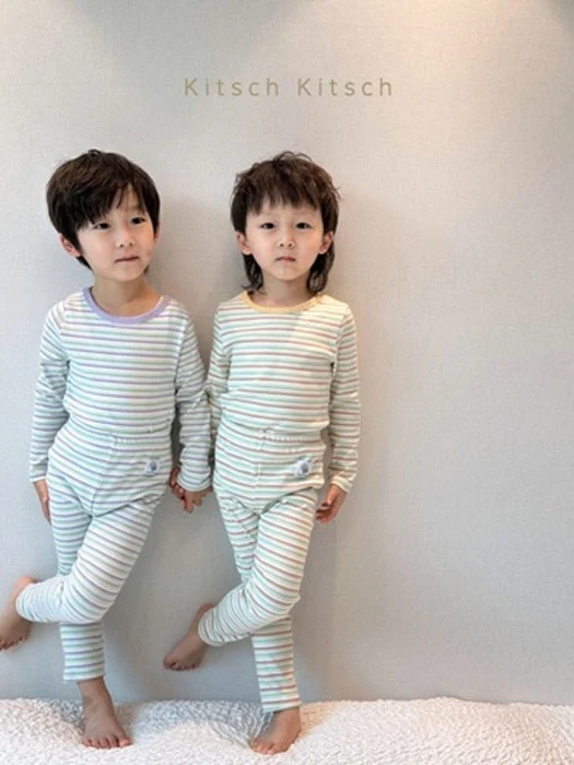 Mellow Striped Loungewear by Kitsch Kitsch for Baby - catalog view