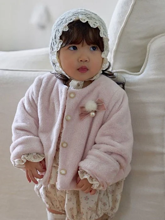 Elle Fur Jacket (Brooch Not Included) Elle Fur Jacket (Brooch Not Included) by Marron for Baby - catalog view