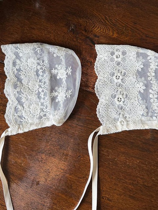Lace Bonnet Lace Bonnet by Marron for Baby - catalog view
