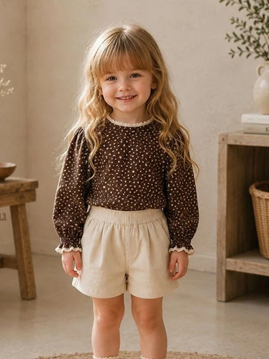 Lotti Eyelet Tee Lotti Eyelet Tee by Haru for Child - catalog view