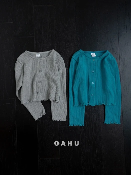 Mini Eyelet Cardigan Mini Eyelet Cardigan by O'ahu for Child - catalog view