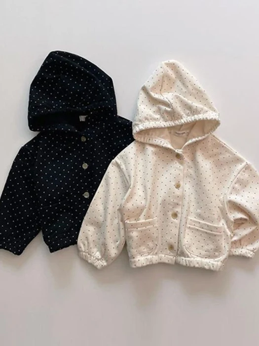 Dot Hooded Jacket by Choucream for Baby - catalog view