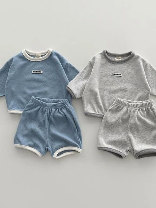 Bebe Knit Waffle Set Bebe Knit Waffle Set by Bonito for Baby - catalog view