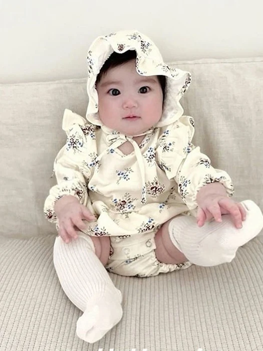 Margaret Romper (Bonnet Set) Margaret Romper (Bonnet Set) by BBABBA for Baby - catalog view