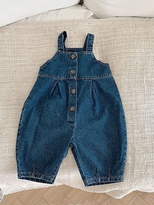 Doux Doux Denim Long Overalls Doux Doux Denim Long Overalls by BBABBA for Baby - catalog view
