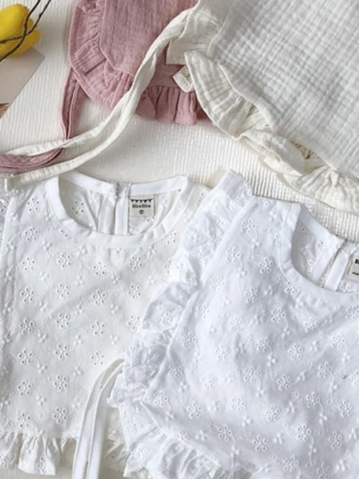 Frill Vest – Lace Frill Vest - Lace by BBABBA for Baby - catalog view