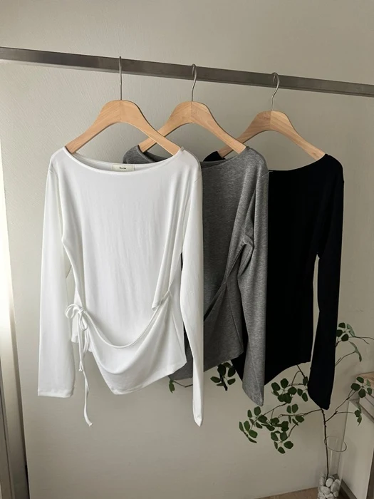 Unbalance Wrap Tee Unbalance Wrap Tee by Most for Women - catalog view