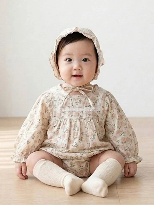Versailles (Romper-Bonnet Set) by Lemonade for Baby - catalog view