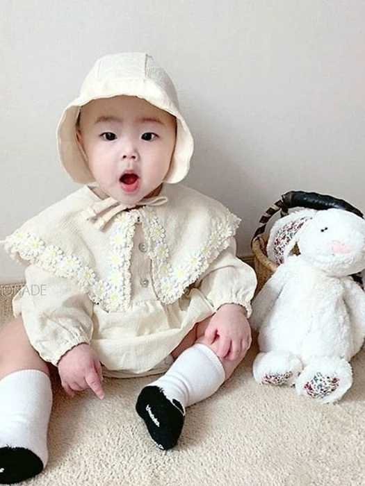 Butterfly Flower (Romper-Bonnet Set) Butterfly Flower (Romper-Bonnet Set) by Lemonade for Baby - catalog view