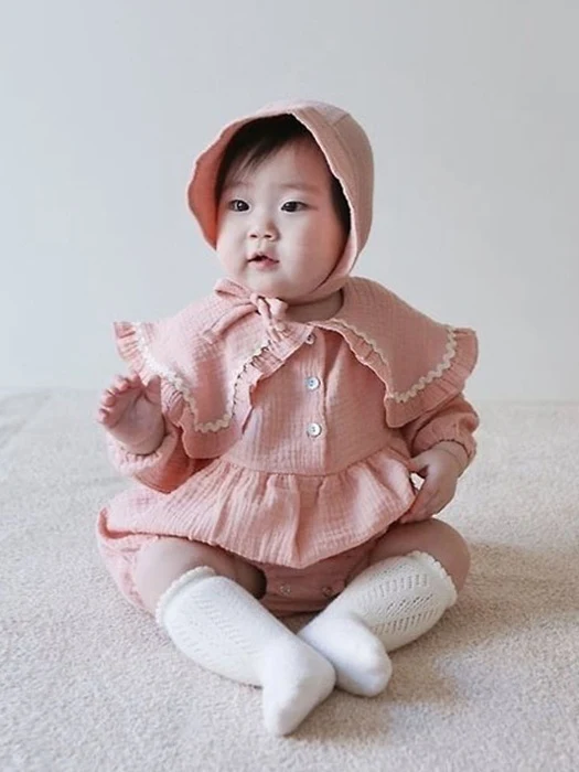 Ricotta Suit (Romper-Bonnet Set) Ricotta Suit (Romper-Bonnet Set) by Lemonade for Baby - catalog view
