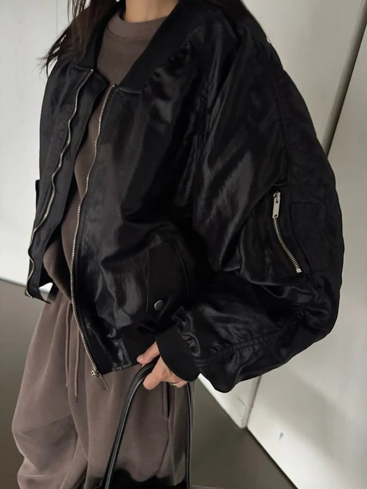 H Nylon Shirring Jacket H Nylon Shirring Jacket by Neroli36 for Women - catalog view