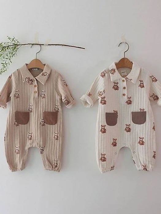 Stick Bear Romper Stick Bear Romper by Lemonade for Baby - catalog view