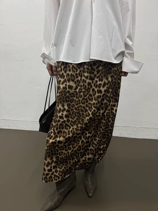 Leopard Long Skirt Leopard Long Skirt by Neroli36 for Women - catalog view