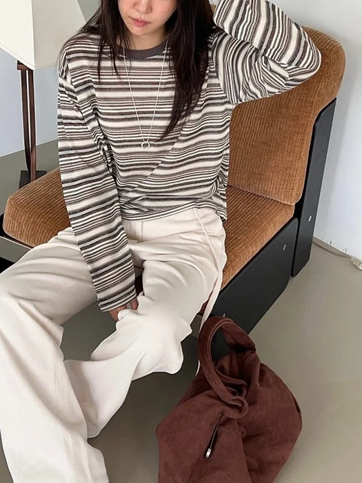 Knit Stipe Tee Knit Stipe Tee by Diana for Women - catalog view