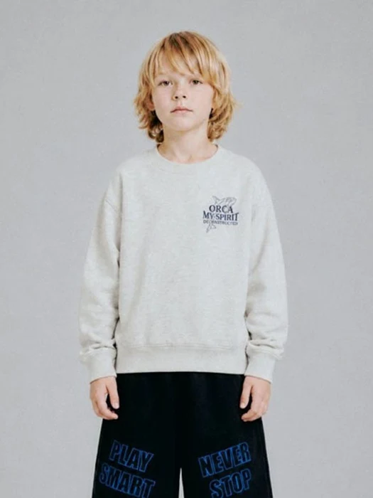 Puzzle Orca Sweatshirt (5~11) Puzzle Orca Sweatshirt (5~11) by Delight for Child - catalog view