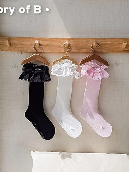 Rinn Lace Knee Socks by Ttottoa for Baby - catalog view