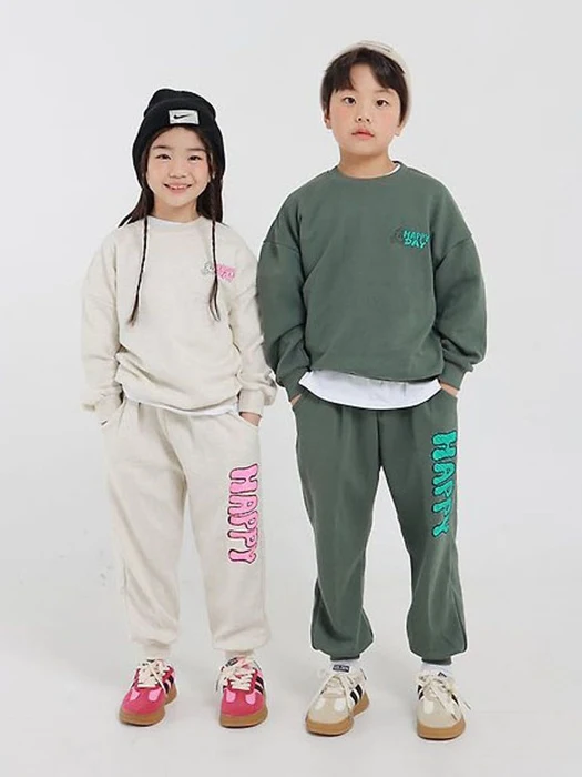 Happy Day Top & Bottom Set Happy Day Top & Bottom Set by Ggomenge for Child - catalog view