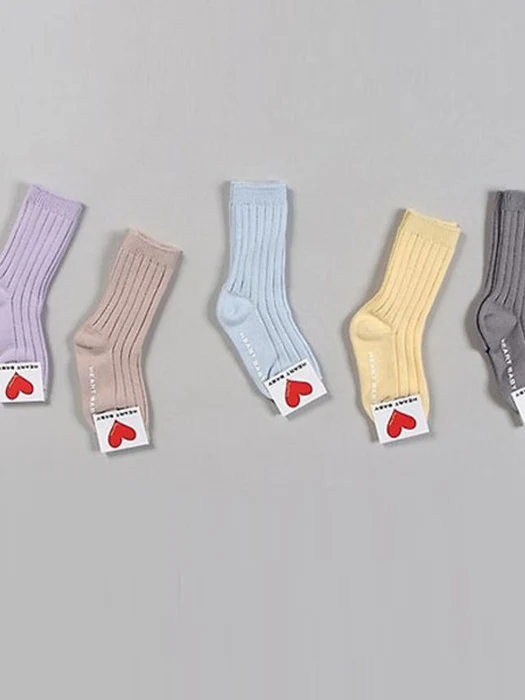 Pastel Soft Socks (Set of 5) Pastel Soft Socks (Set of 5) by Heart Baby for Baby - catalog view