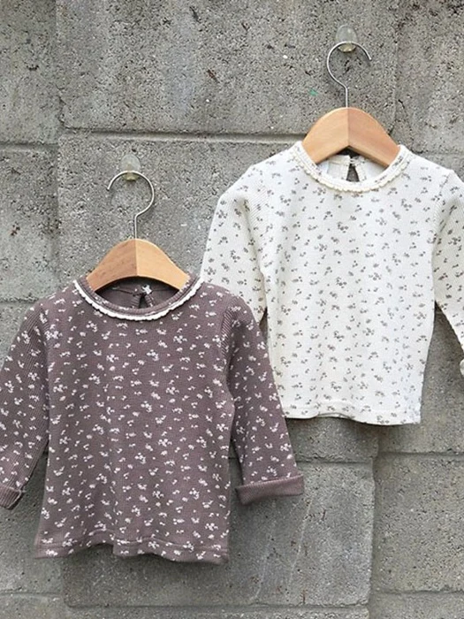 Torchon Waffle Floral Tee Torchon Waffle Floral Tee by Dazzling for Child - catalog view