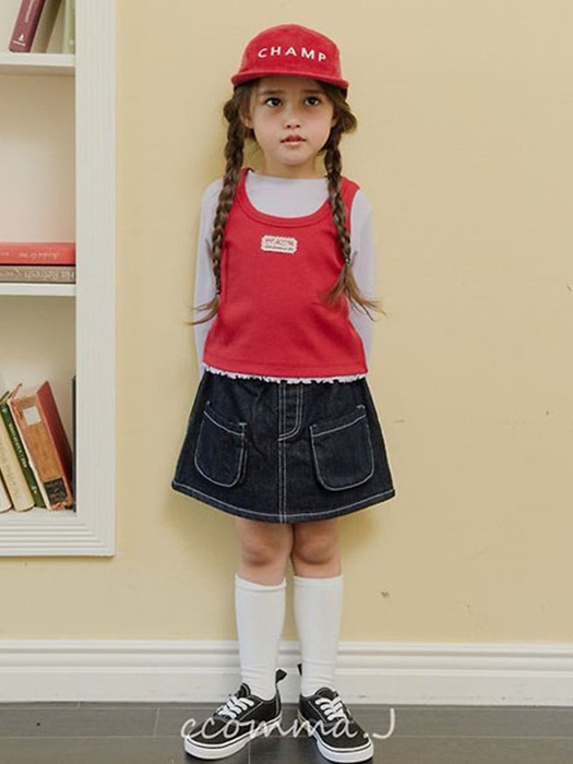 Two-Do Pocket Skirt (S~2XL) Two-Do Pocket Skirt (S~2XL) by Ccommaj for Child - catalog view