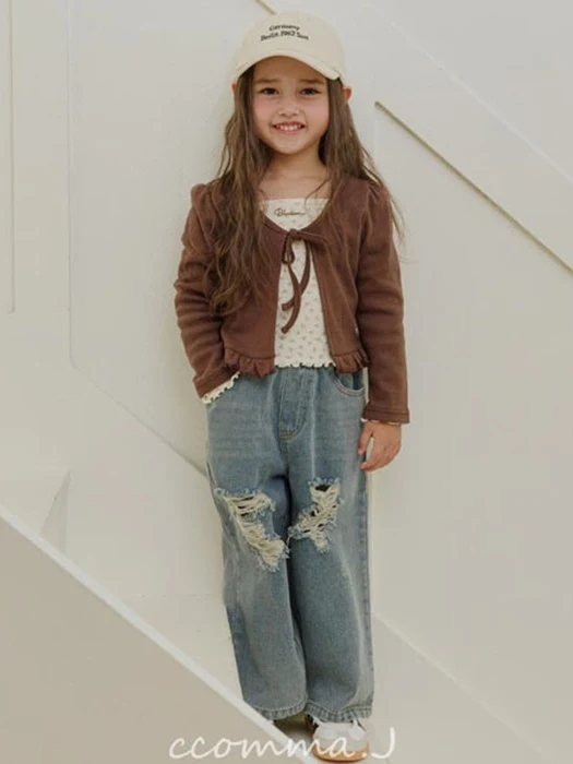 Demian Wide Denim Pants (S~2XL) Demian Wide Denim Pants (S~2XL) by Ccommaj for Child - catalog view
